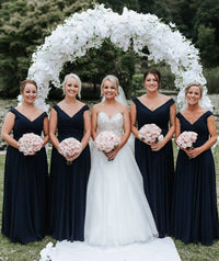 White Wedding Orchid Arch - Crystal Doll Bridal