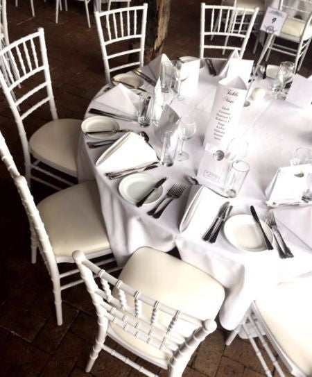 Tiffany Chair Wedding Ceremony Package (42 pieces) - Crystal Doll Bridal