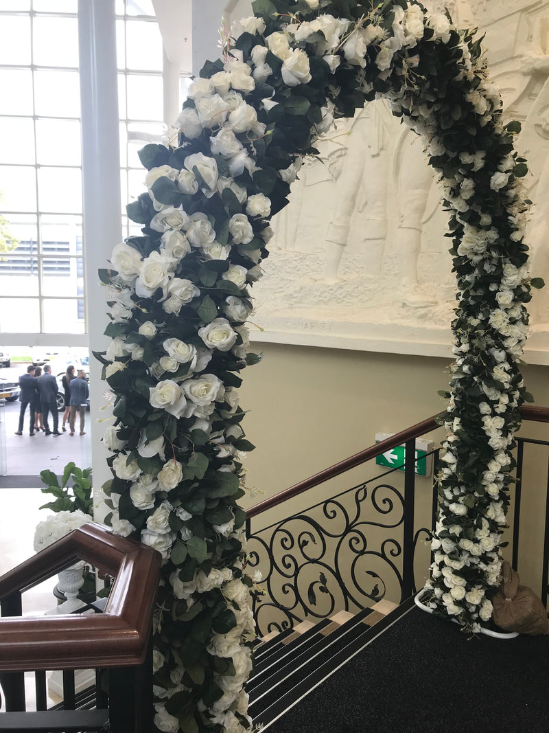 NEW! Rose Garden Wedding Arch - Crystal Doll Bridal