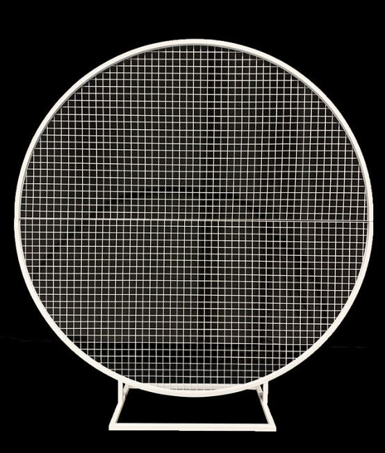 DELUXE Floral Mesh Backdrop - Crystal Doll Bridal