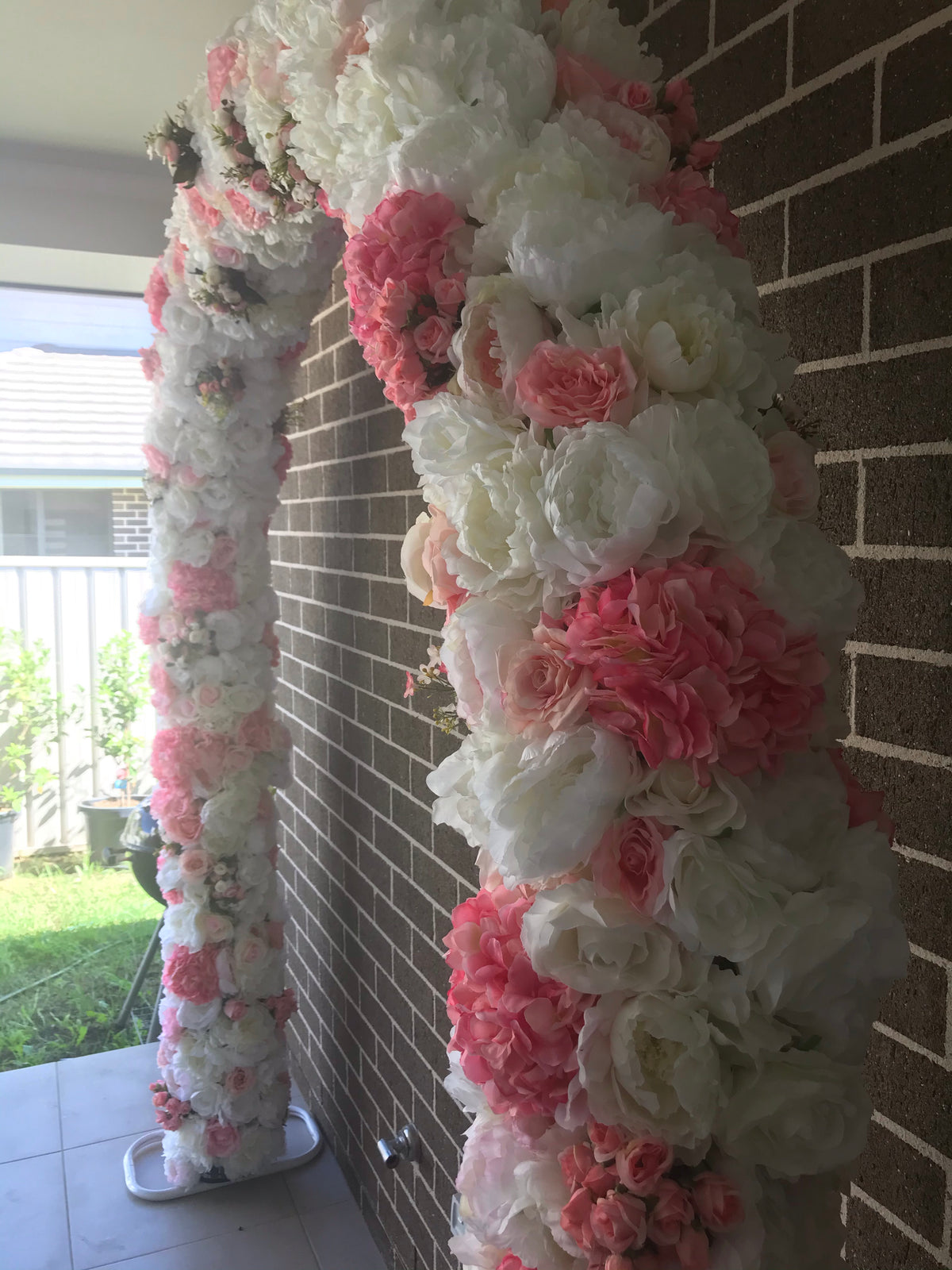 NEW! Pink Candy Wedding Arch - Crystal Doll Bridal