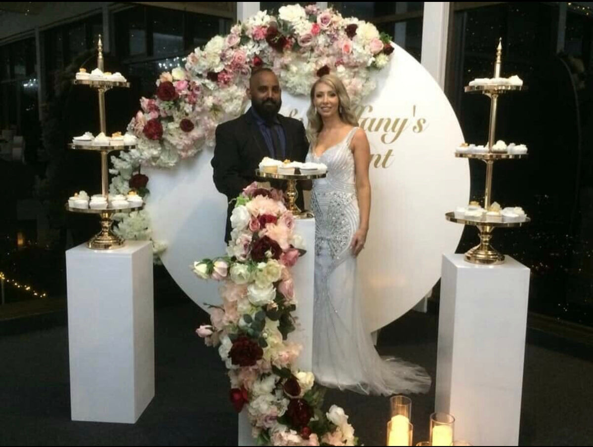 Plinths & Cake Trays Package - Crystal Doll Bridal