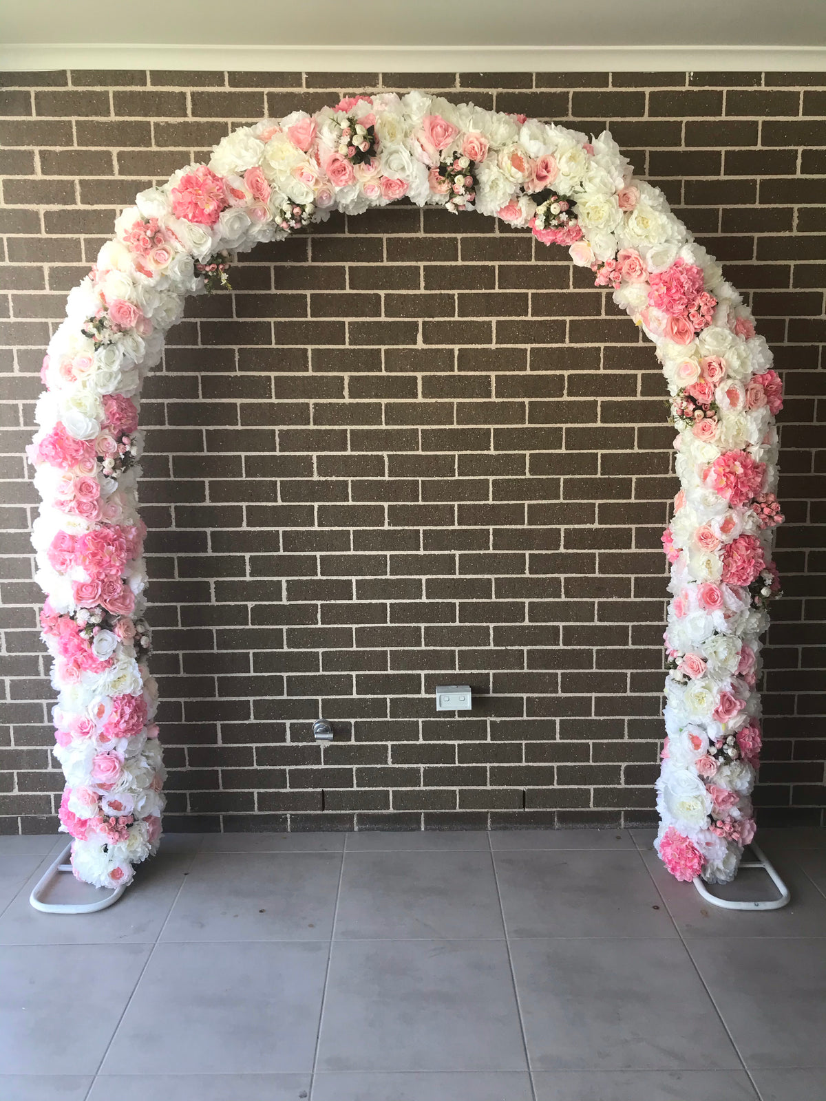 NEW! Pink Candy Wedding Arch - Crystal Doll Bridal