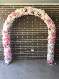 NEW! Pink Candy Wedding Arch - Crystal Doll Bridal