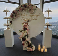 Plinths & Cake Trays Package - Crystal Doll Bridal